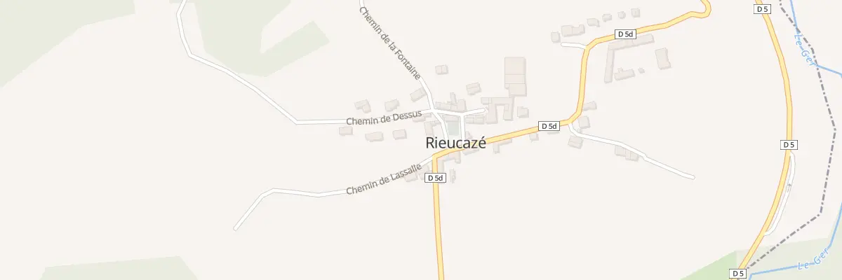Plan du 10 Labragere à Rieucazé