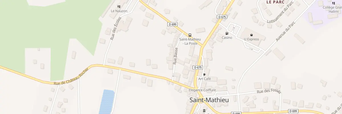 Plan du 12 Rue Basse à Saint-Mathieu