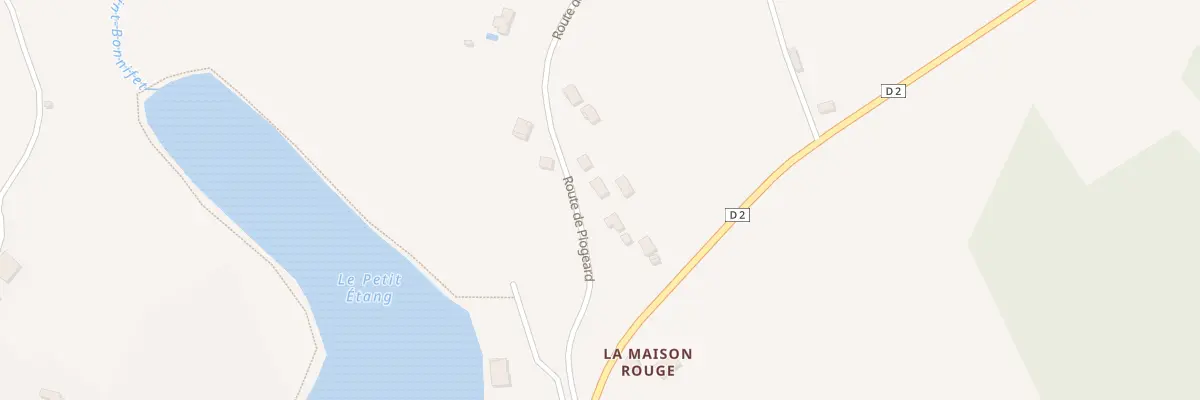 Plan du 6 Rte de Piogeard à La Puye