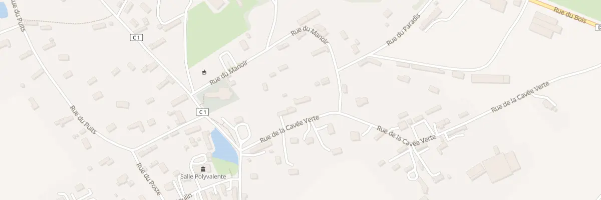 Plan du 115 Rue de la Cavée Verte à Manneville-ès-Plains