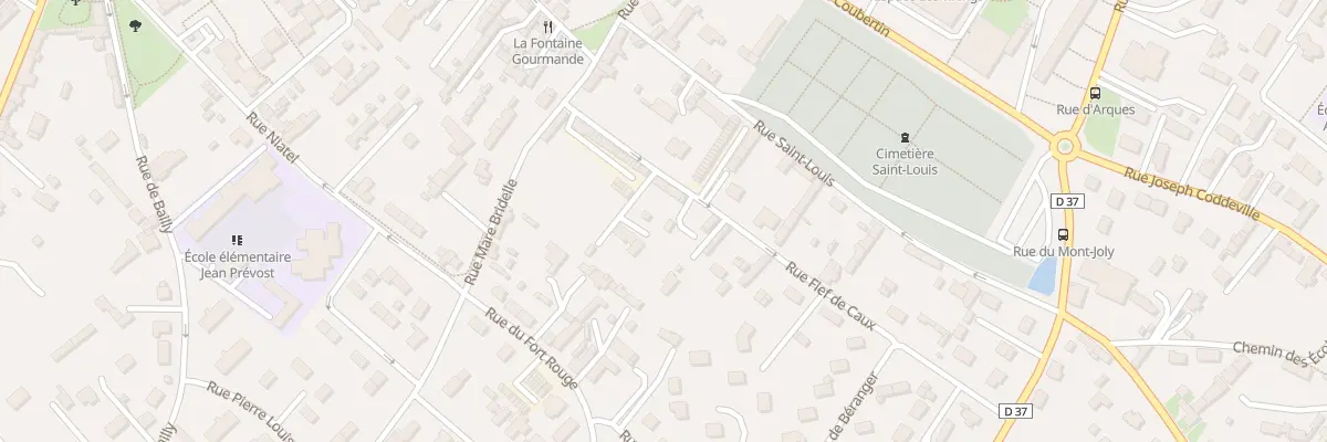 Plan du 12 Rue Fief de Caux à Yvetot
