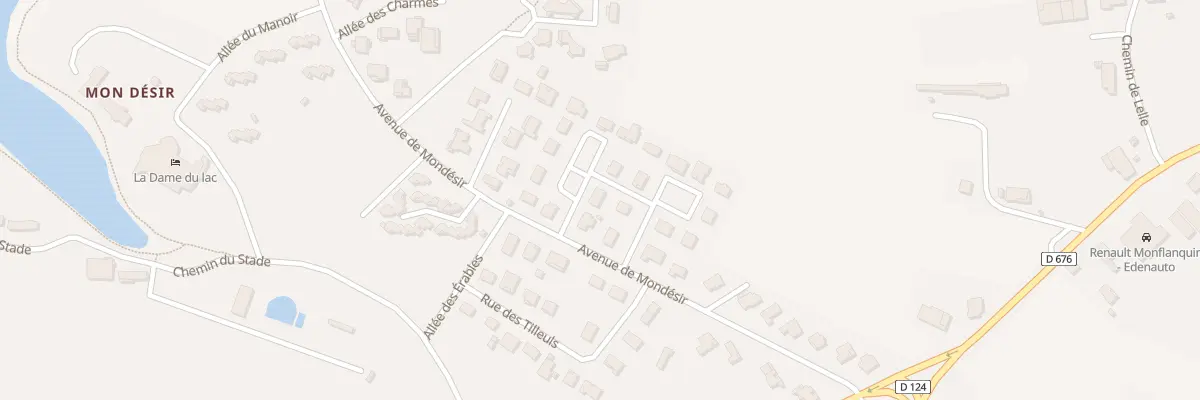Plan du 4 All des Lavandes à Monflanquin