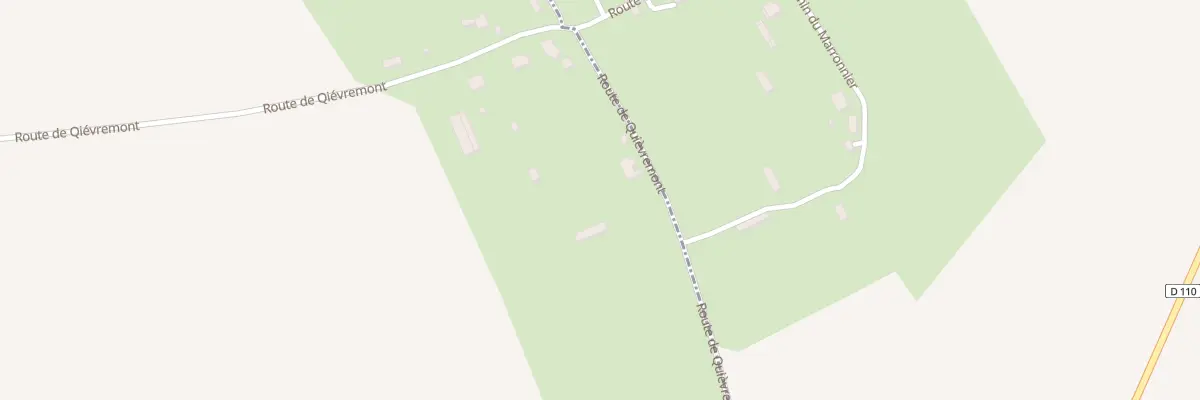 Plan du 156 Rte de Quievremont à Anvéville