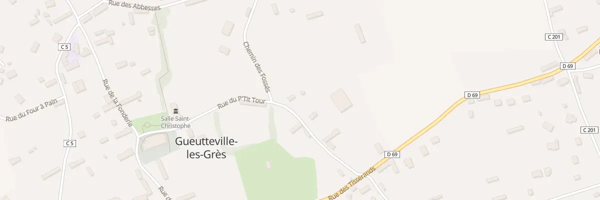 Plan du 243 Rue du Ptit Tour à Gueutteville-les-Grès