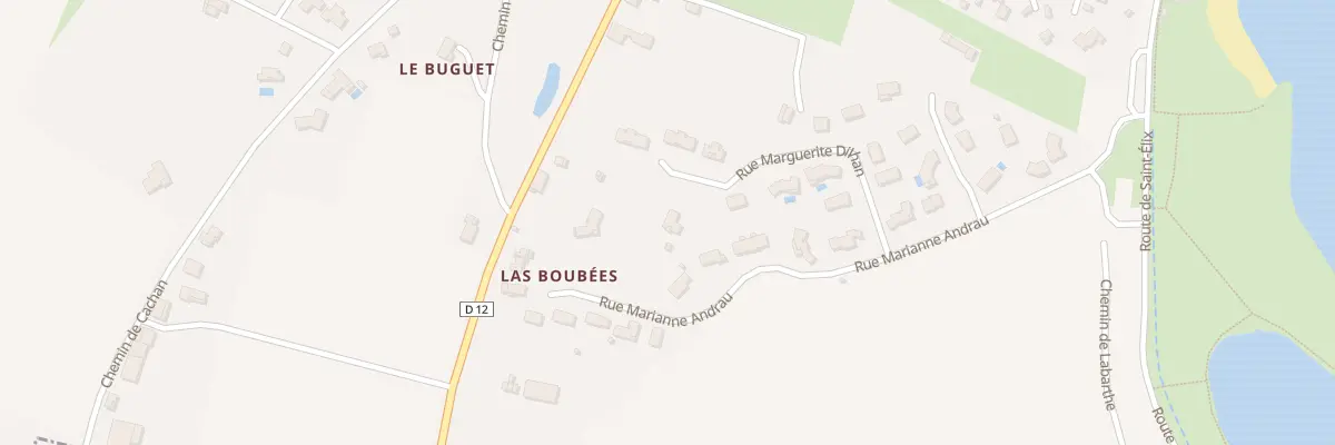 Plan du 5604 Las Boubees à Saramon
