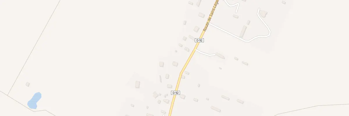 Plan du 48 Rte de Saint Leger à Thénouville