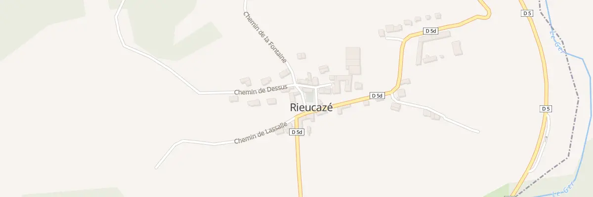 Plan du 8 Labragere à Rieucazé