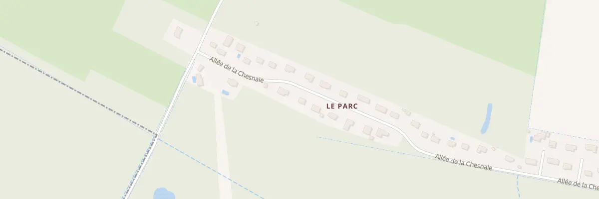 Plan du 61 All de la Chesnaie à Esvres