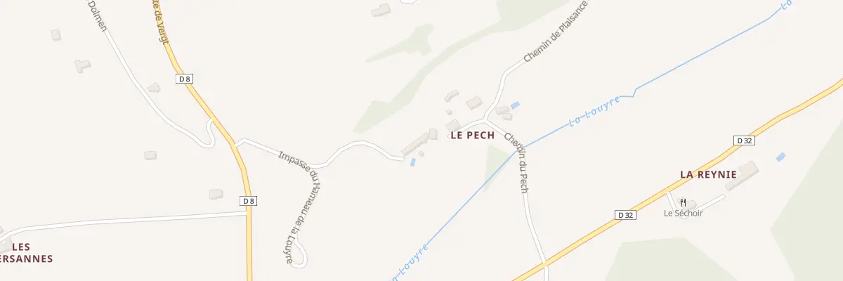 Plan du 20 Le Pech à Sainte-Foy-de-Longas