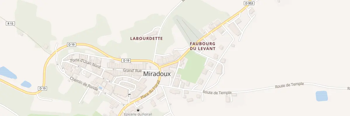 Plan du 9 Rte de Valence à Miradoux