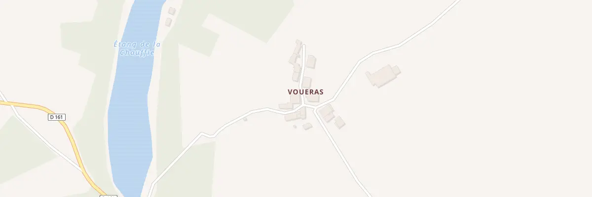 Plan du 5071 Voueras à Pressignac