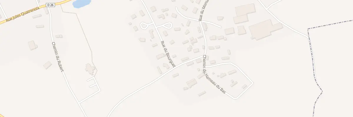 Plan du 2A Rue du Bourguet à Calleville