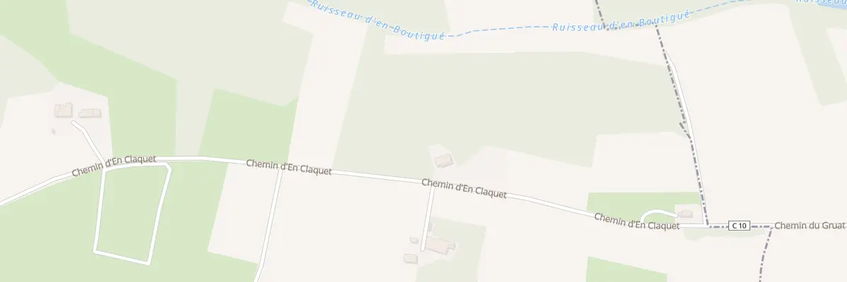 Plan du 394 Chem d’En Claquet à Lussan