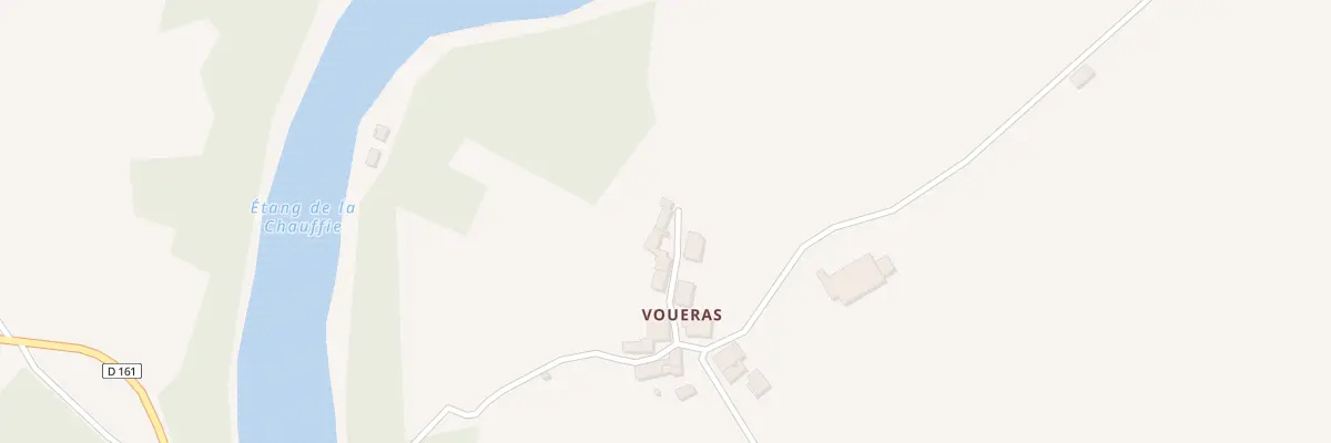 Plan du 5075 Voueras à Pressignac