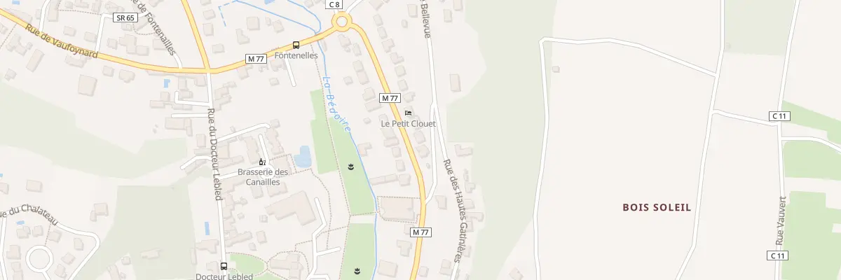 Plan du 70 Rue des Clouets à Rochecorbon