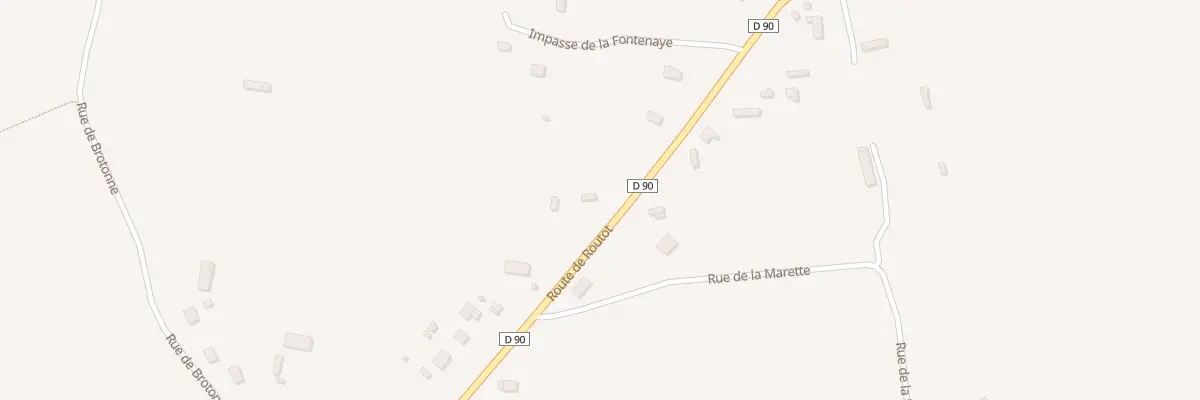 Plan du 16 Rte de Routot à Hauville