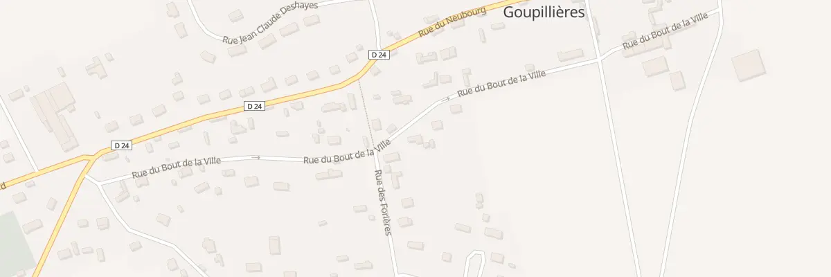 Plan du 15 Rue du Bout de la Ville à Goupil-Othon