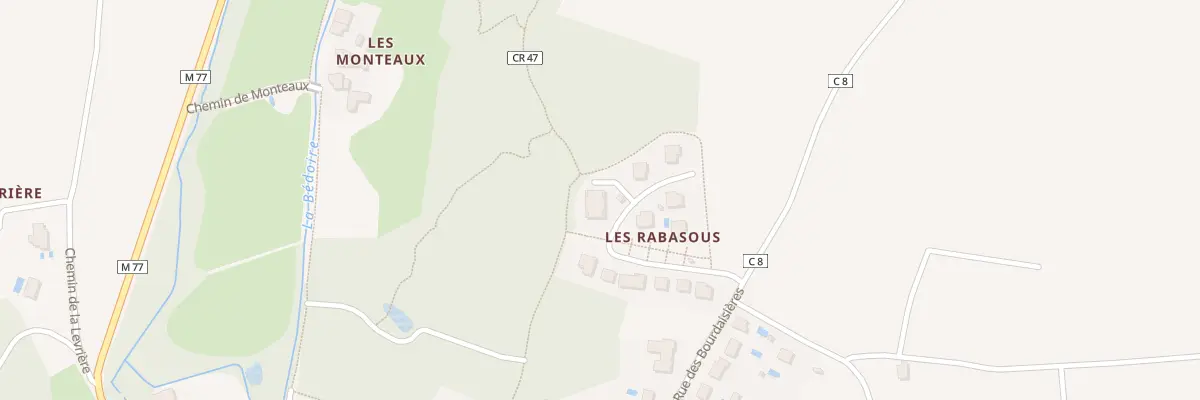 Plan du 13 All du Rabasou à Rochecorbon