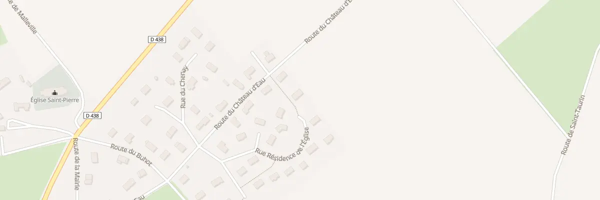 Plan du 14 Rue Residence de l’Eglise à Bosrobert