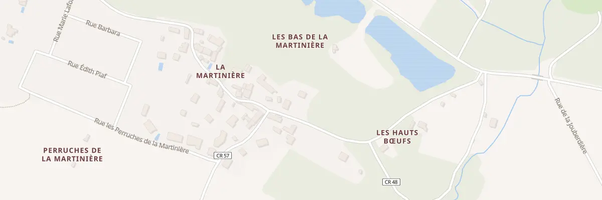 Plan du 94 Rue de la Martinière à Veigné