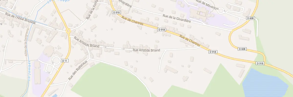 Plan du 57 Rue Aristide Briand à Longny les Villages