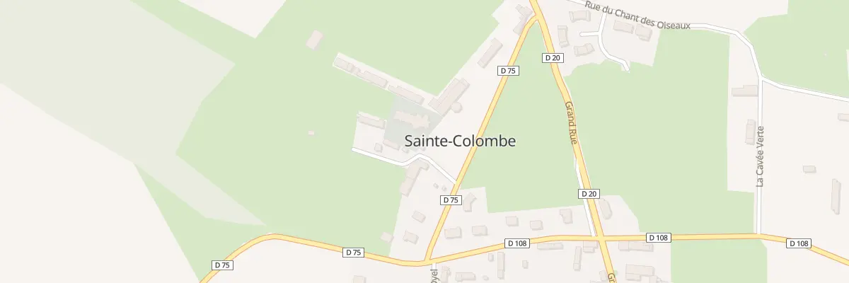Plan du 52 Imp de l’Ecole à Sainte-Colombe
