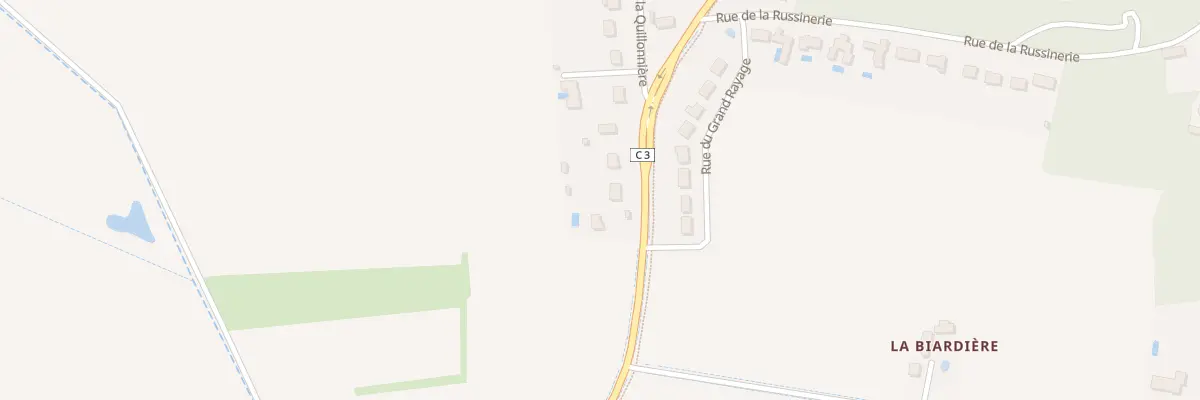 Plan du 3 Rue de la Chanterie à Parçay-Meslay