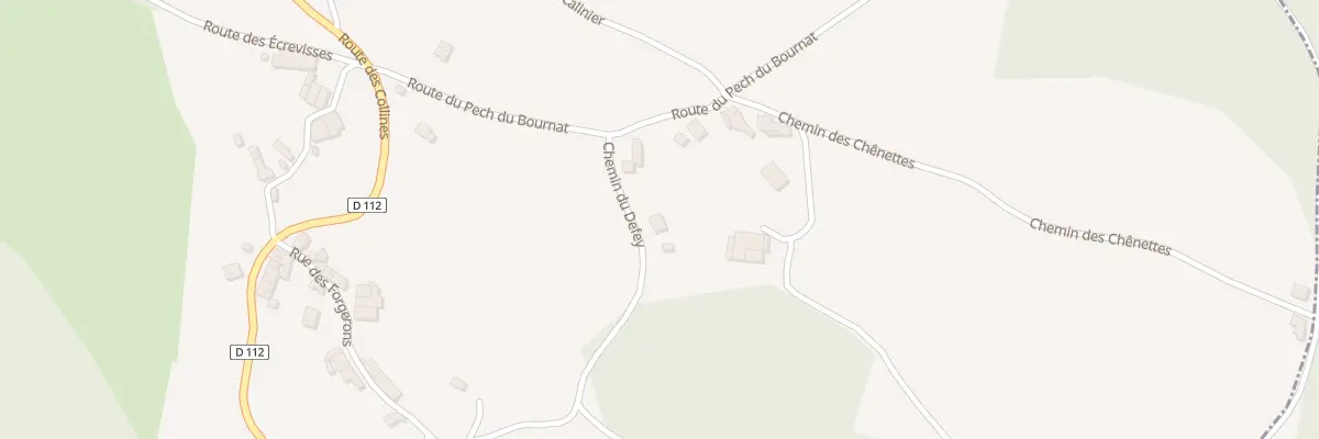 Plan du 71 Che du Defey à Saint-Barthélemy-de-Bussière