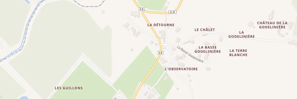Plan du 71 Les Guillons à Bonneveau