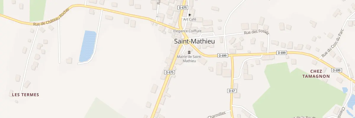 Plan du 5 Rue de Nontron à Saint-Mathieu
