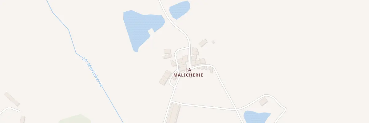 Plan du 5290 La Malicherie à Chabrac
