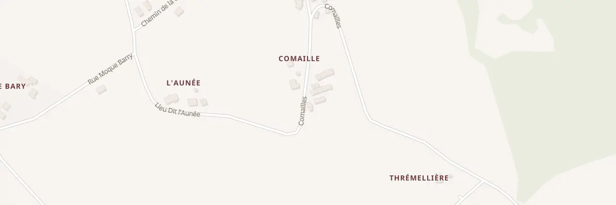 Plan du 59 Comaille à Bonneveau
