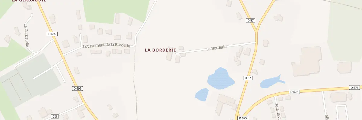 Plan du 2 La Borderie à Saint-Mathieu