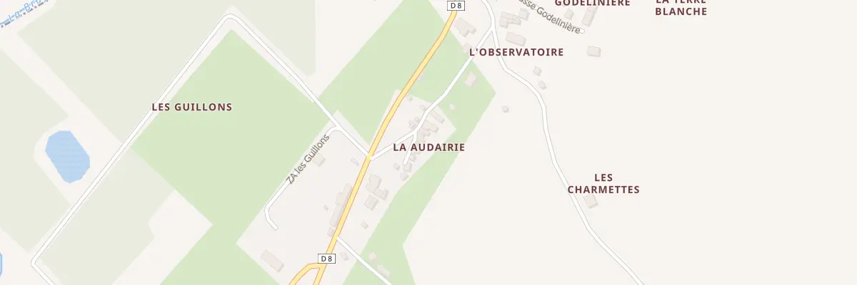 Plan du 54 Auderie à Bonneveau