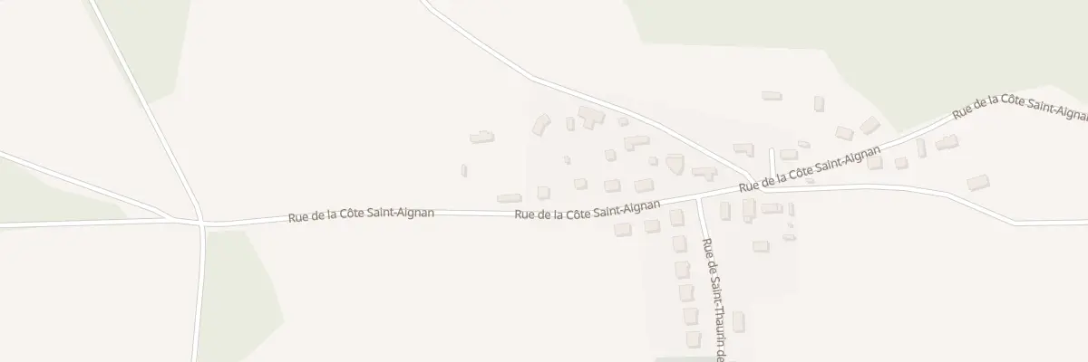 Plan du 12T Rue de la Cote St Aignan à Calleville