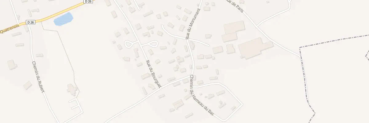 Plan du 6 Rue du Monument à Calleville