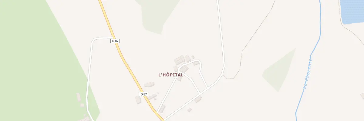 Plan du 5143 L’Hopital à Chéronnac