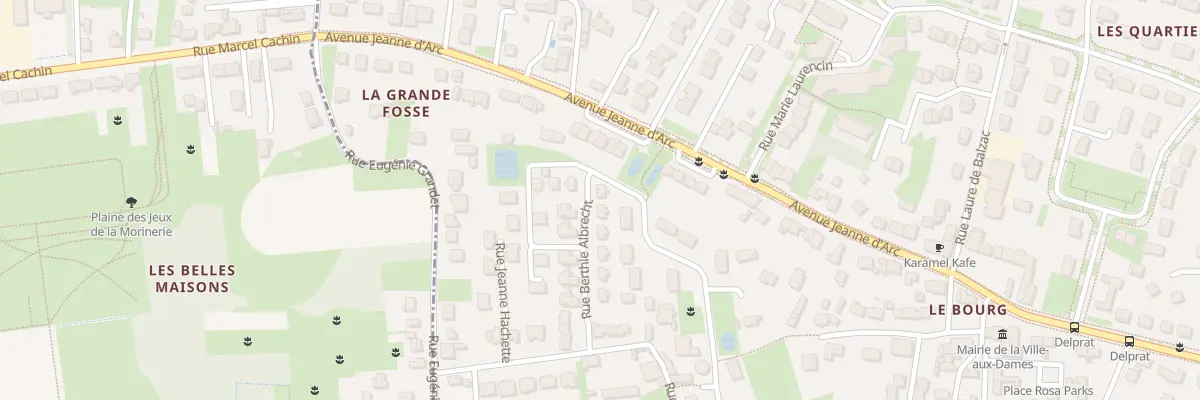 Plan du 20 Rue Bertie Albrecht à La Ville-aux-Dames