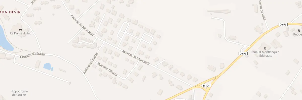 Plan du 4 All des Muriers à Monflanquin