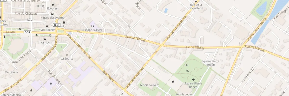 Plan du 24 Rue de l’Etang à Yvetot