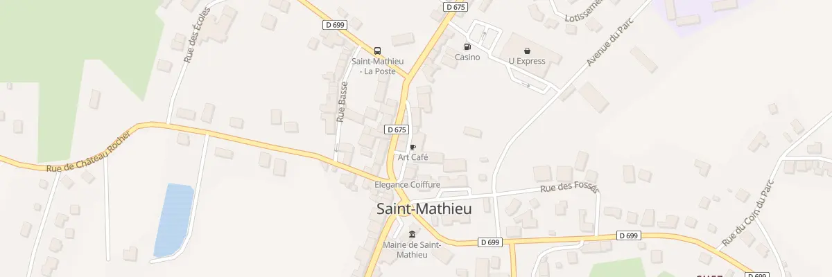 Plan du 2 Rue de l’Église à Saint-Mathieu