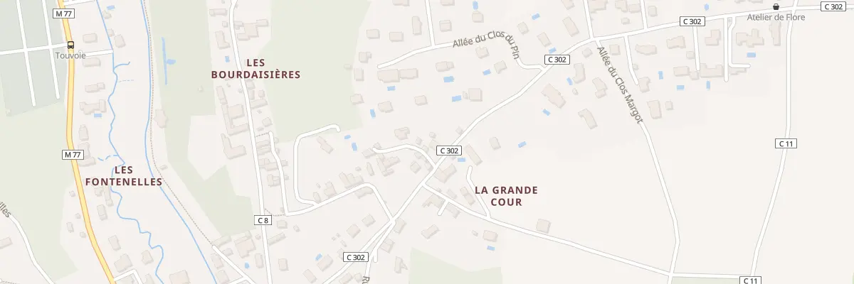 Plan du 530 Les Pelus à Rochecorbon
