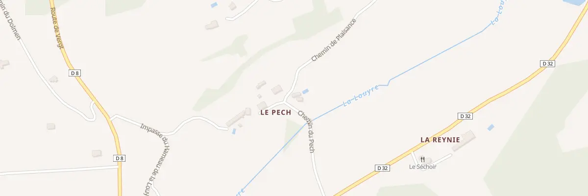 Plan du 13A Moulin du Pech à Sainte-Foy-de-Longas