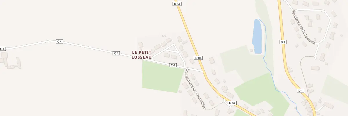Plan du 9 Lot Le Petit Lusseau à Berfay