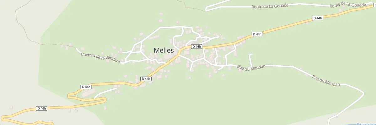 Plan du 64 Village à Melles