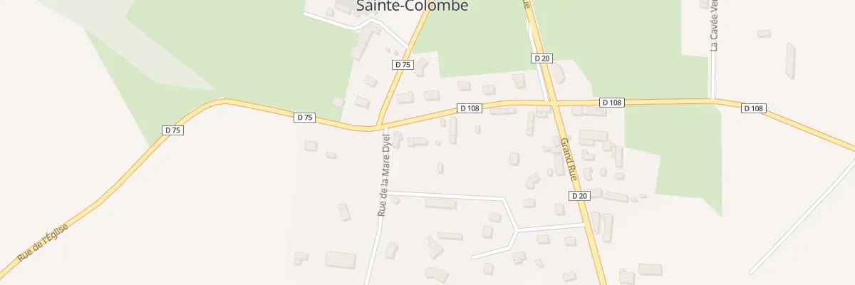 Plan du 155 Rte des Champs à Sainte-Colombe