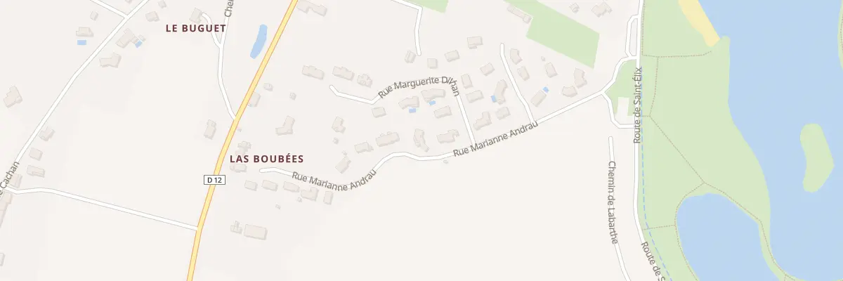 Plan du 6 Rue Marianne Andrau à Saramon