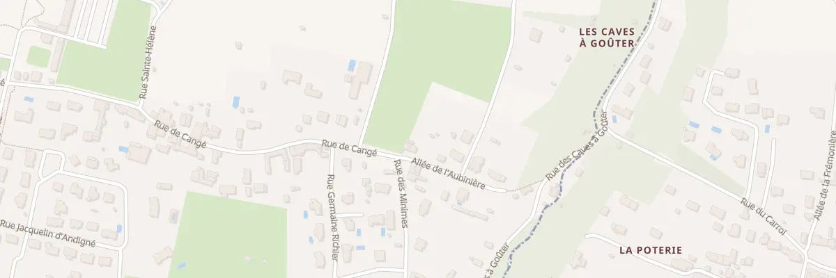 Plan du 4 All de l’Aubinière à Saint-Avertin