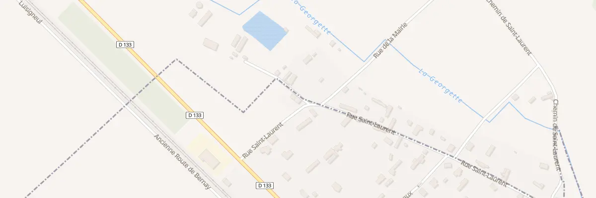 Plan du 11 Rue Saint Laurent à Beaumont-le-Roger