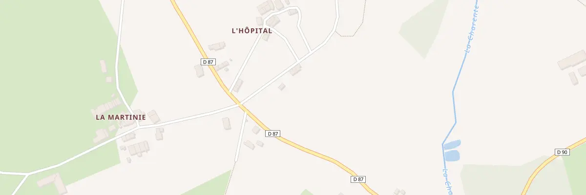 Plan du 5000 L’Hopital à Chéronnac